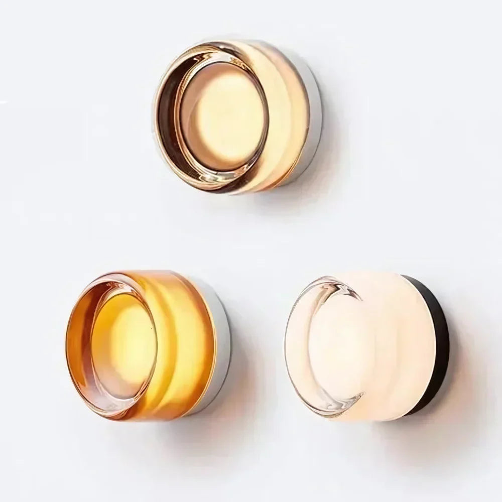 LumiRond: Modern LED Wall Light in Round Design – Minimalist Wall Lamp for Living Room & Bedroom