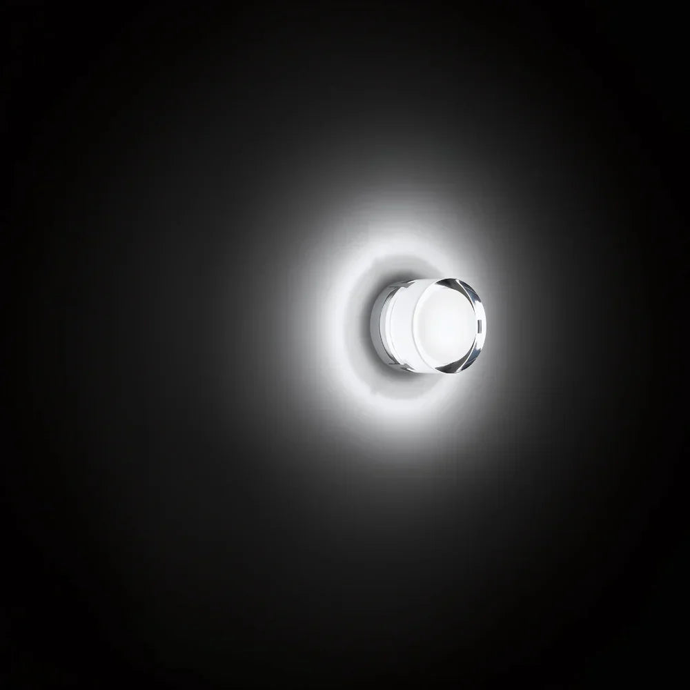 LumiRond: Modern LED Wall Light in Round Design – Minimalist Wall Lamp for Living Room & Bedroom