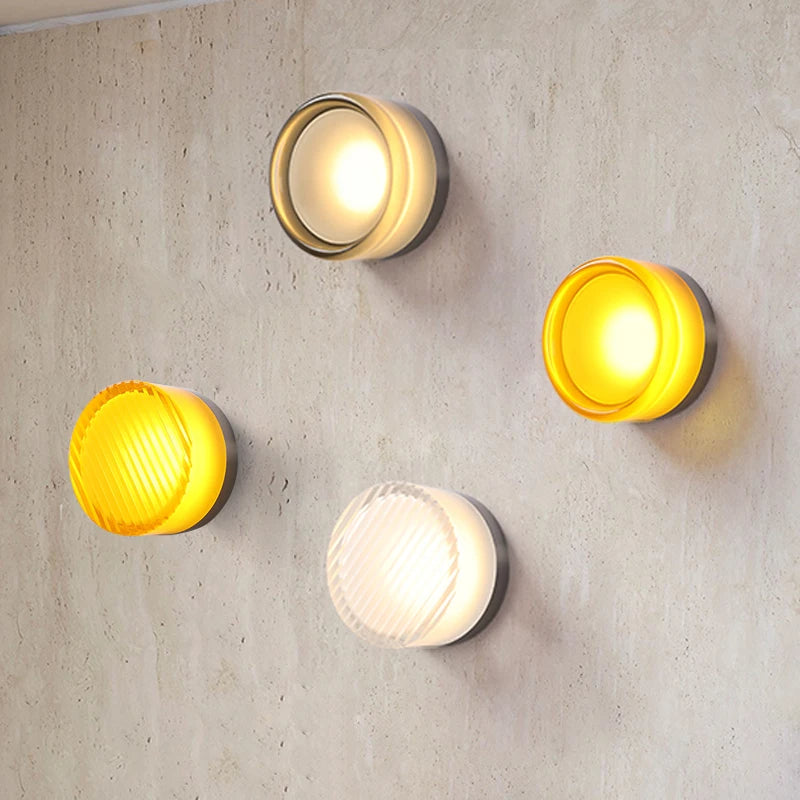 LumiRond: Modern LED Wall Light in Round Design – Minimalist Wall Lamp for Living Room & Bedroom