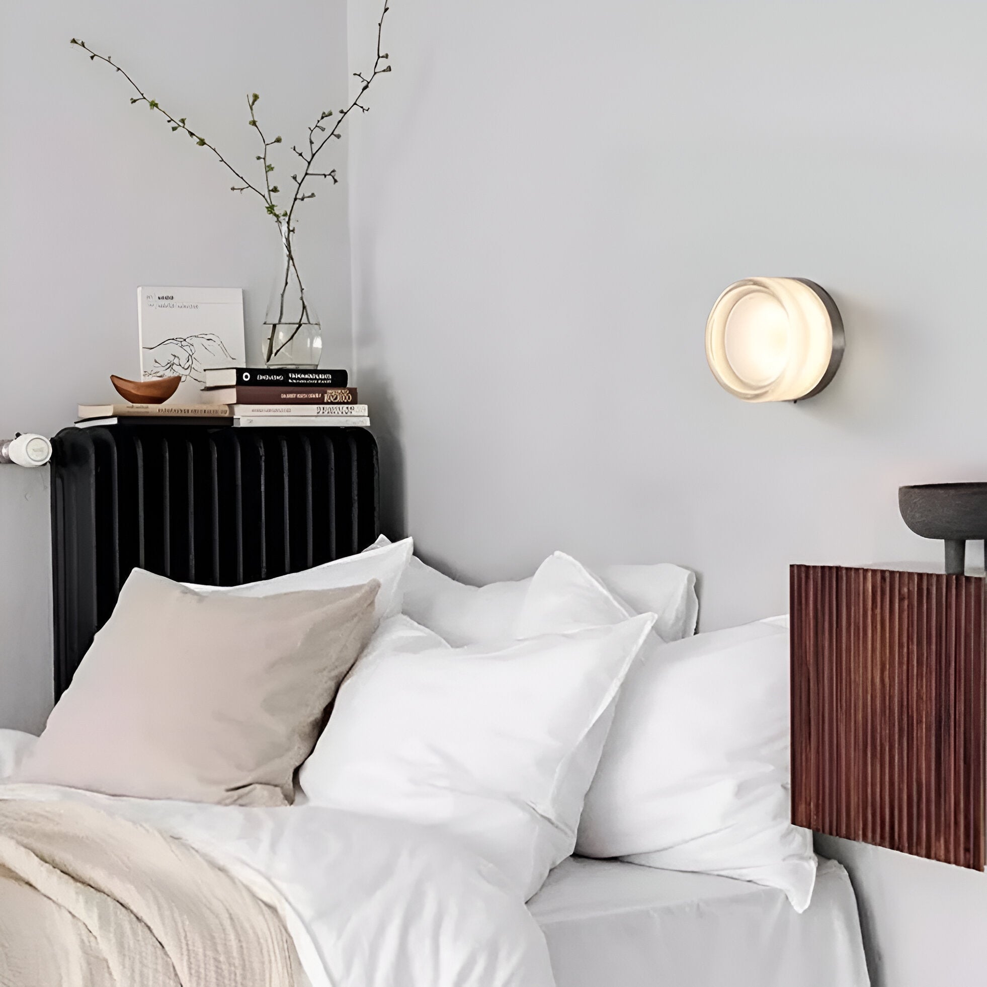 LumiRond: Modern LED Wall Light in Round Design – Minimalist Wall Lamp for Living Room & Bedroom