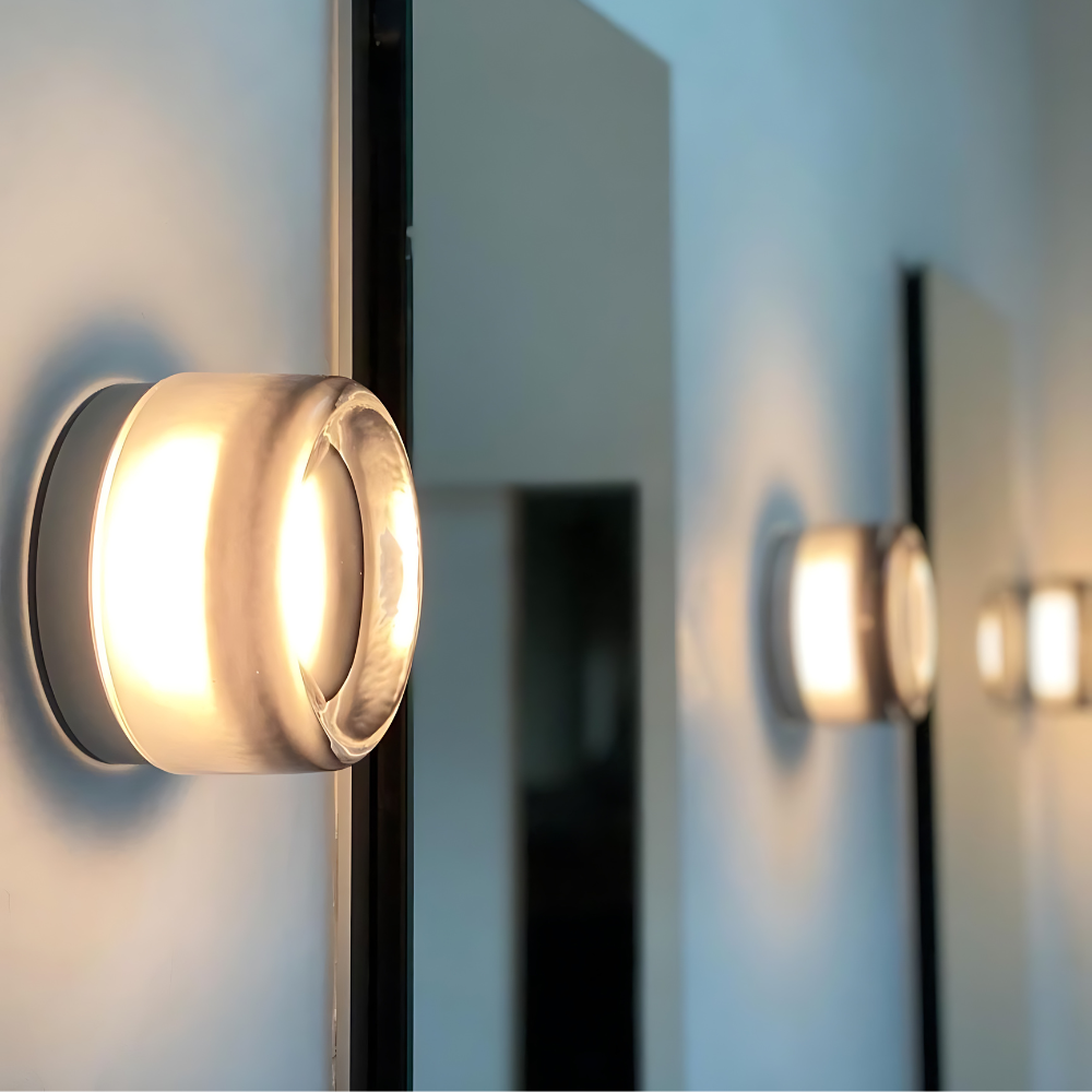 LumiRond: Modern LED Wall Light in Round Design – Minimalist Wall Lamp for Living Room & Bedroom