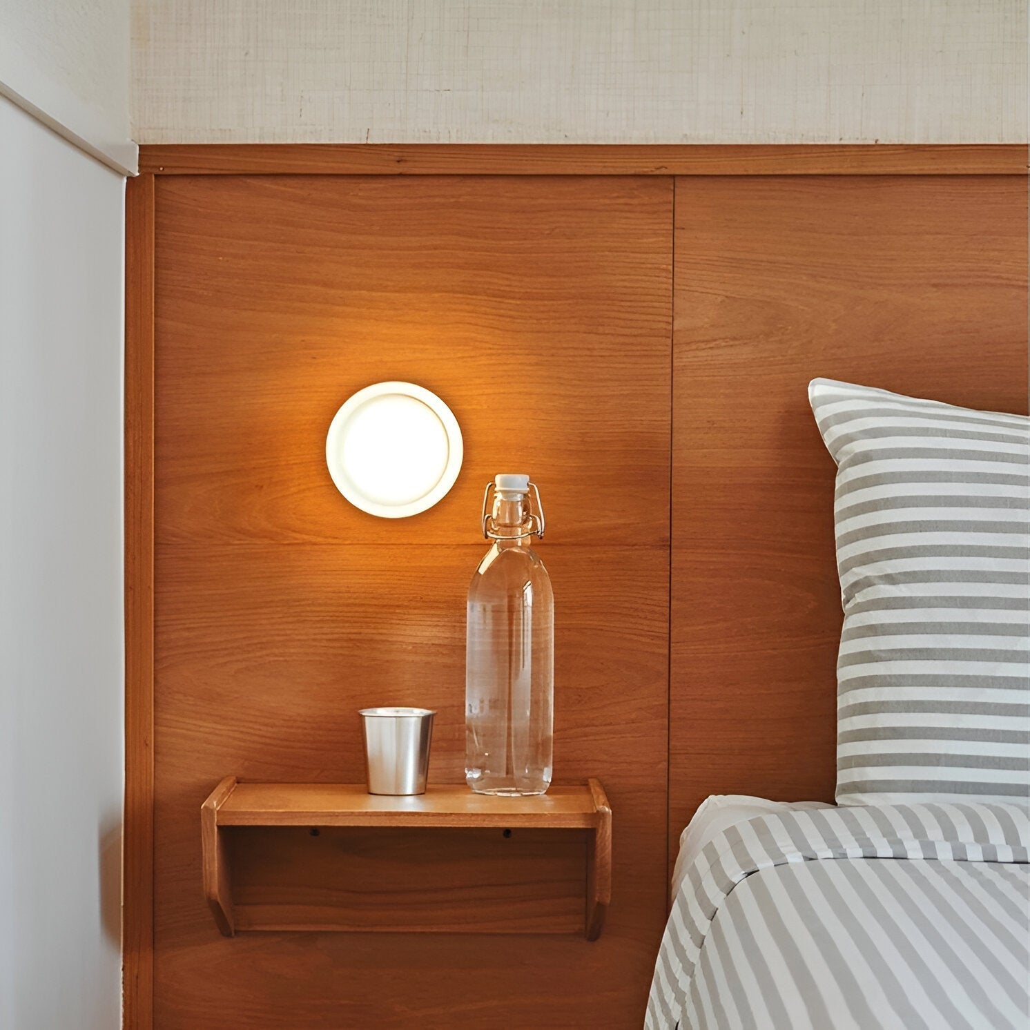 LumiRond: Modern LED Wall Light in Round Design – Minimalist Wall Lamp for Living Room & Bedroom