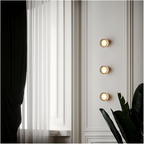 LumiRond: Modern LED Wall Light in Round Design – Minimalist Wall Lamp for Living Room & Bedroom