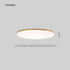 LumiSchale: Modern LED Ceiling Light Wood & Acrylic – Dimmable for Living Room & Bedroom