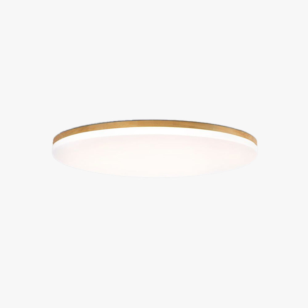 LumiSchale: Modern LED Ceiling Light Wood & Acrylic – Dimmable for Living Room & Bedroom
