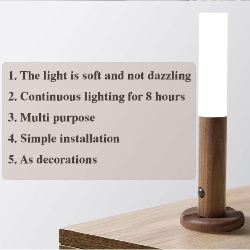 LumiSense: LED Wall Light with Motion Sensor – Rechargeable Night Light & Energy-Saving Illumination