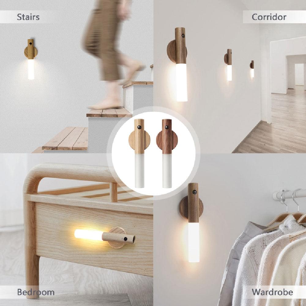 LumiSense: LED Wall Light with Motion Sensor – Rechargeable Night Light & Energy-Saving Illumination