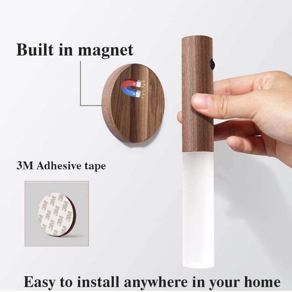 LumiSense: LED Wall Light with Motion Sensor – Rechargeable Night Light & Energy-Saving Illumination