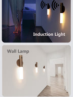 LumiSense: LED Wall Light with Motion Sensor – Rechargeable Night Light & Energy-Saving Illumination