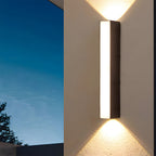 LumiStrahl: Ultra-bright & weatherproof LED outdoor wall light – modern wall lamp for garden & terrace