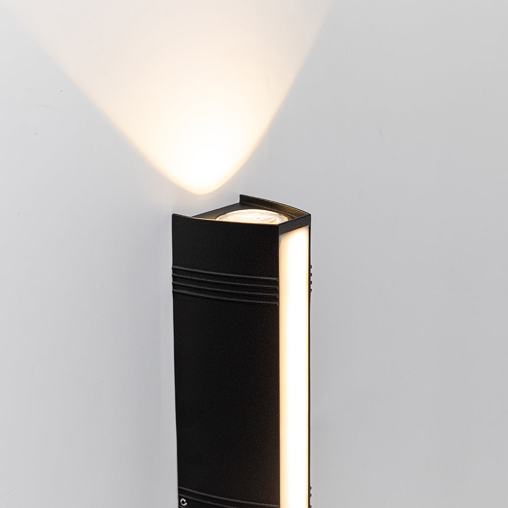 LumiStrahl: Ultra-bright & weatherproof LED outdoor wall light – modern wall lamp for garden & terrace