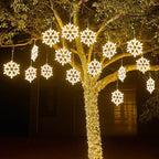 LumiWeih: Outdoor LED Lighting Warm White with Festive Decoration for Hanging – for Terrace & Entrance Area
