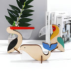 LumiZoo: Wooden Children's Table Lamp with LED Night Light & Cute Animal Design – for Children's Rooms & Nursery