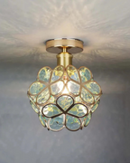 LuminaFiore: Modern LED Ceiling Light with Acrylic Flower Shape & Warm Ambient Light – for Hallway & Bedroom