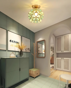LuminaFiore: Modern LED Ceiling Light with Acrylic Flower Shape & Warm Ambient Light – for Hallway & Bedroom