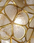 LuminaFiore: Modern LED Ceiling Light with Acrylic Flower Shape & Warm Ambient Light – for Hallway & Bedroom