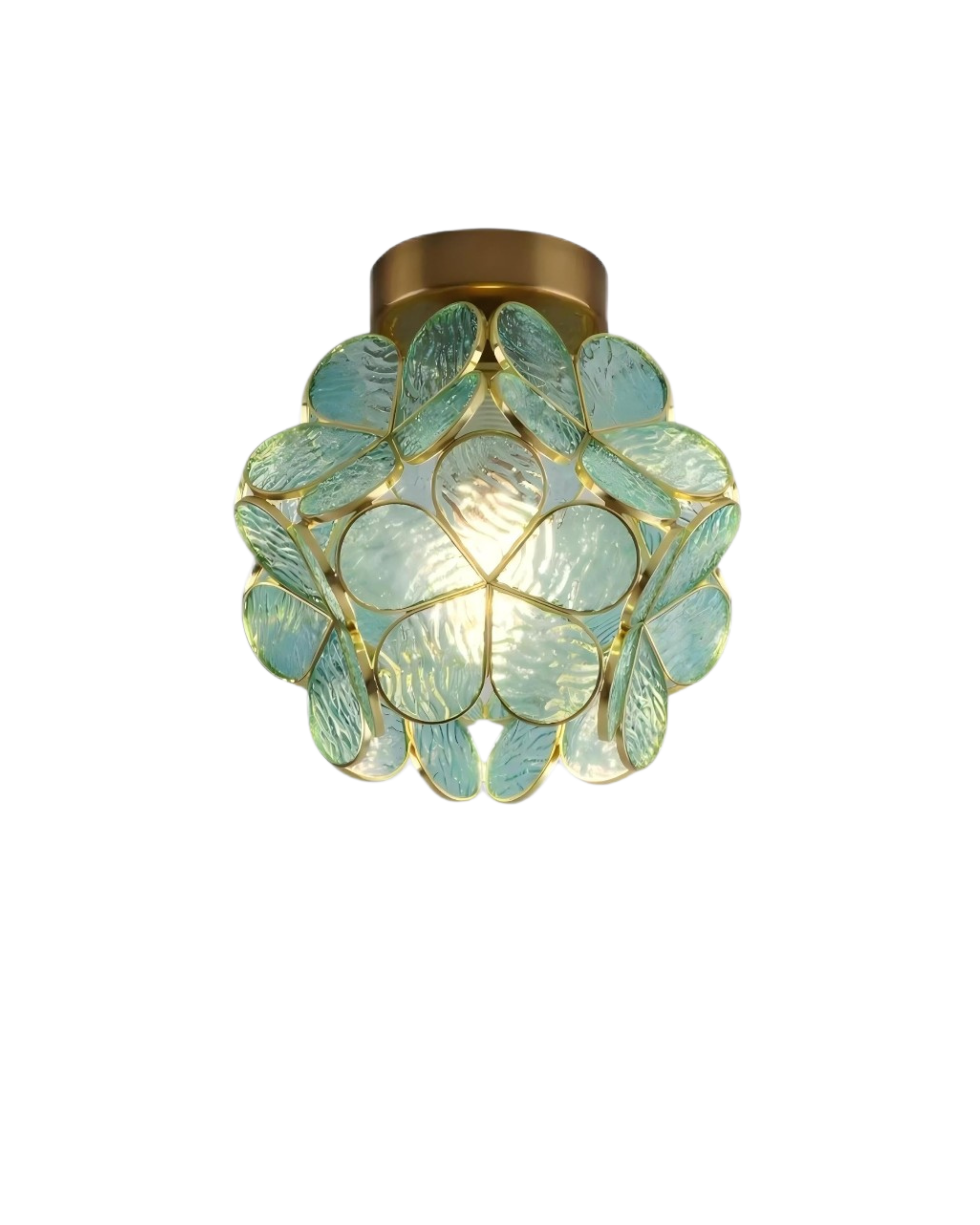 LuminaFiore: Modern LED Ceiling Light with Acrylic Flower Shape & Warm Ambient Light – for Hallway & Bedroom