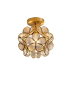 LuminaFiore: Modern LED Ceiling Light with Acrylic Flower Shape & Warm Ambient Light – for Hallway & Bedroom