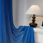 LumineSpitze: Curtains with Crochet Lace & Tassels – Semi-Transparent & Decorative for Living Rooms