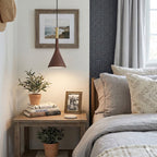 Metal Cylinder Acrylic Diffuser Bell Pendant Light