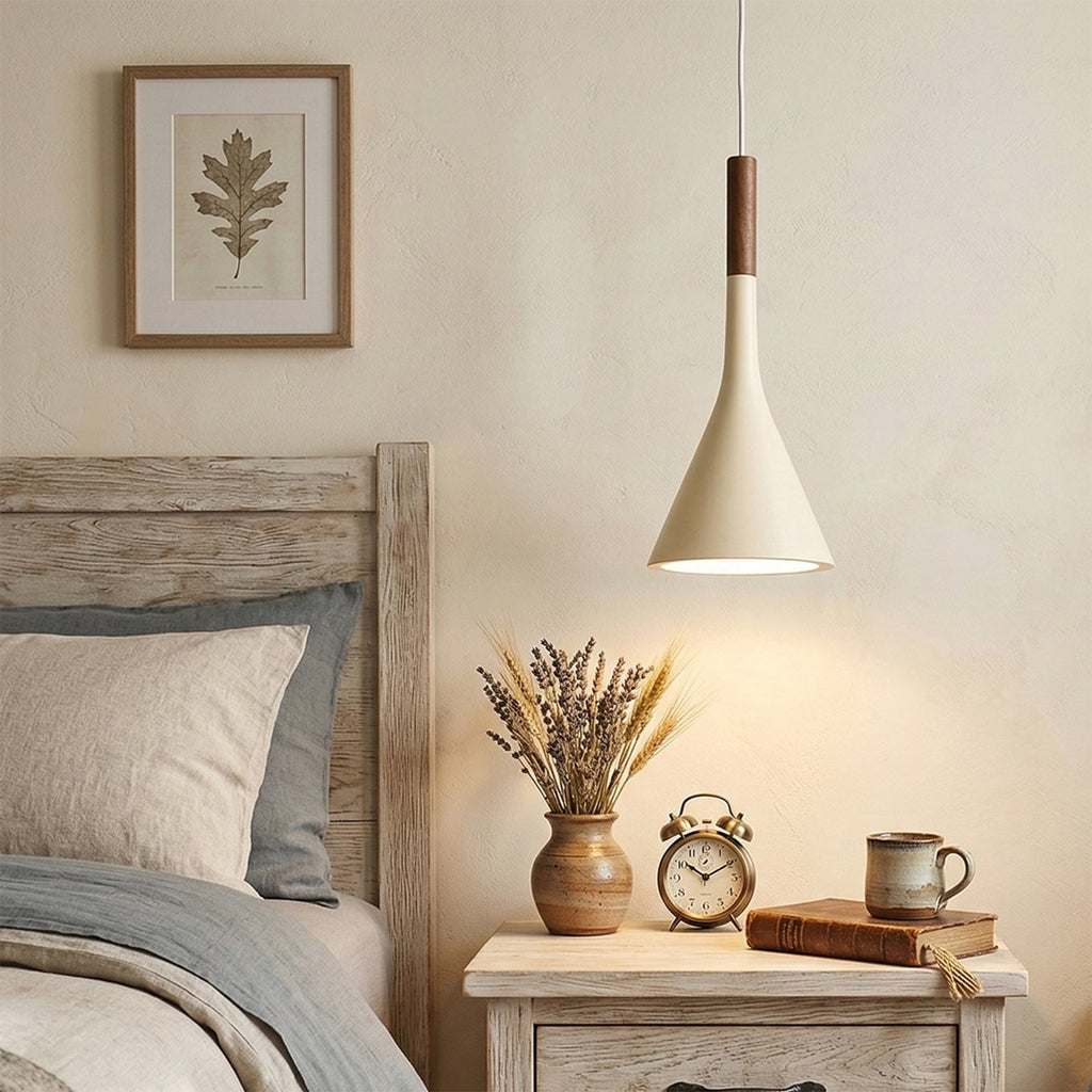 Metal Cylinder Acrylic Diffuser Bell Pendant Light