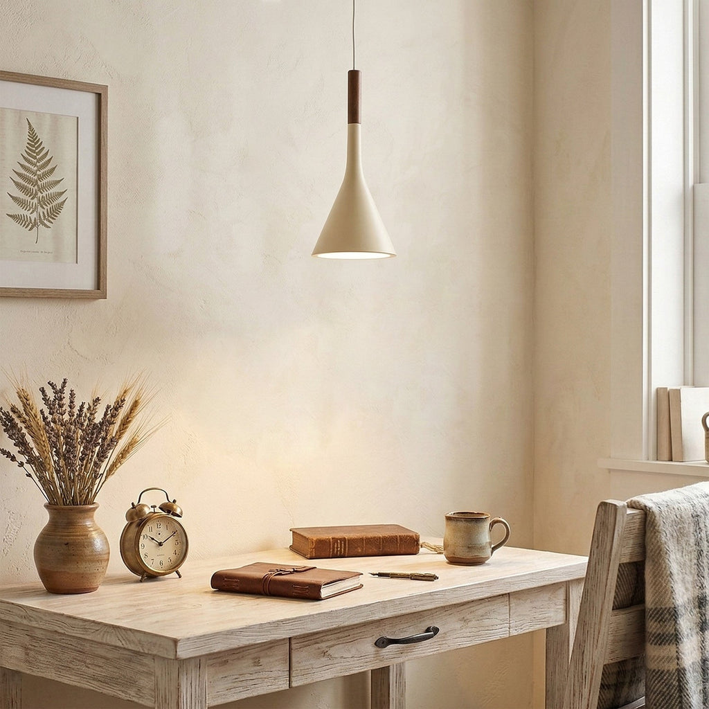 Metal Cylinder Acrylic Diffuser Bell Pendant Light