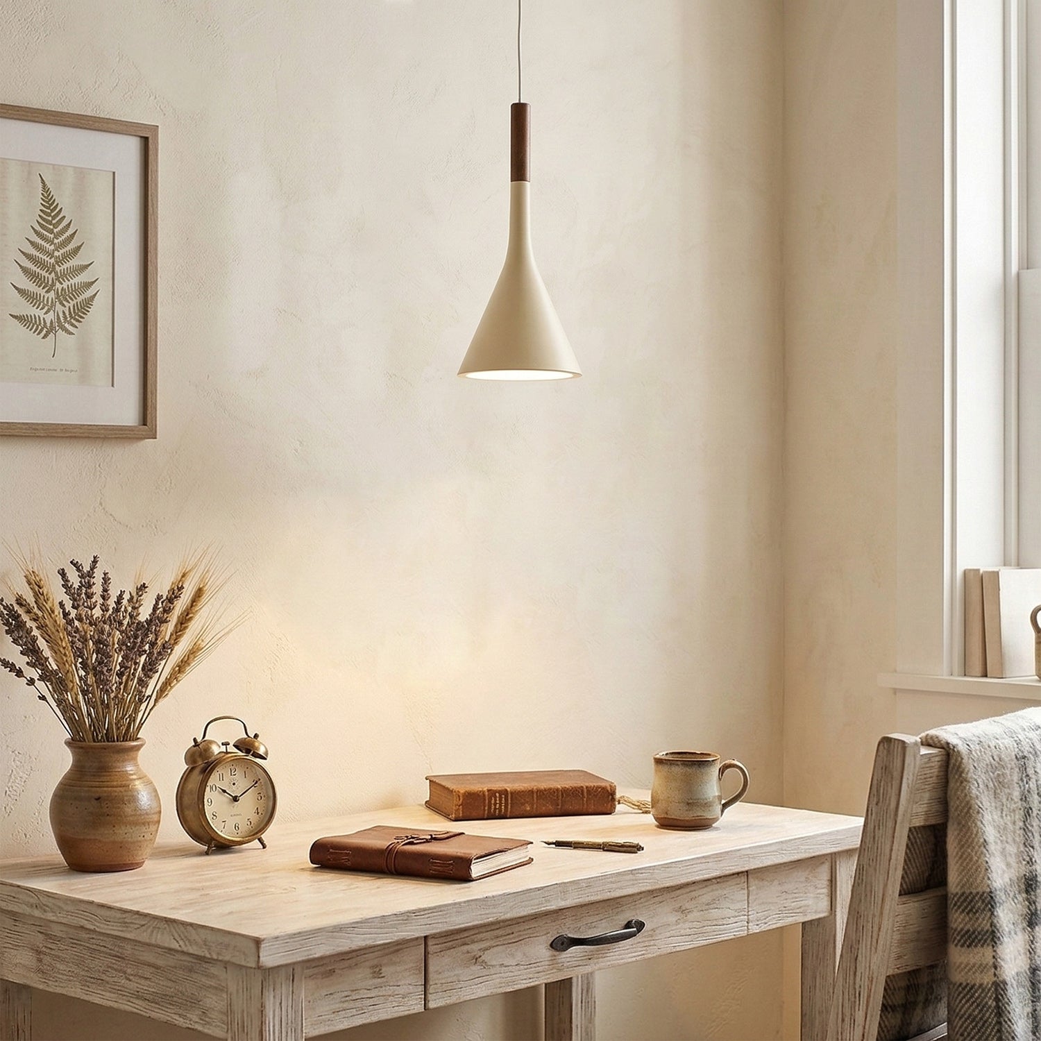 Metal Cylinder Acrylic Diffuser Bell Pendant Light