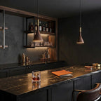 Metal Cylinder Acrylic Diffuser Bell Pendant Light