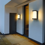 LumivarBright: Outdoor Wall Light with Warm White LED Light & Motion Sensor – for Entrance Area & Yard