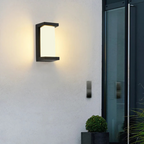 LumivarBright: Outdoor Wall Light with Warm White LED Light & Motion Sensor – for Entrance Area & Yard