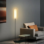 LumiveloLux: Scandinavian LED Floor Lamp with Dimmable Brightness & Remote Control – for Living Room & Bedroom