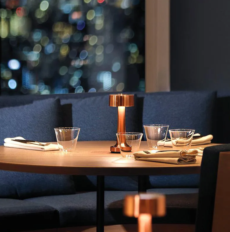 LumoArt: Wireless LED Table Lamp – Dimmable & Rechargeable with Touch Function for Modern Living