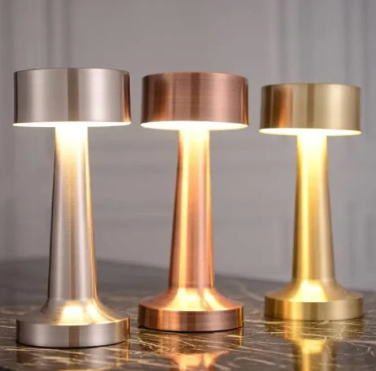 LumoArt: Wireless LED Table Lamp – Dimmable & Rechargeable with Touch Function for Modern Living