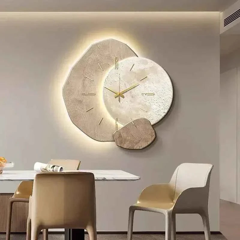 LumoTime Wall Clock | Silent Quartz Mechanism & LED Lighting