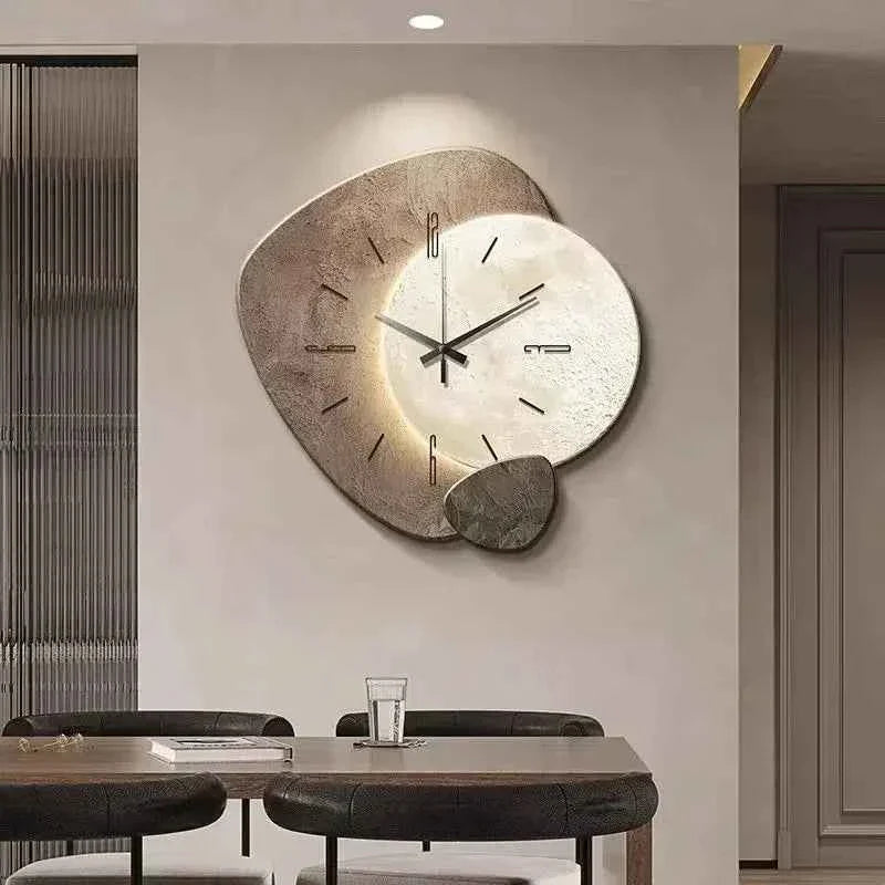 LumoTime Wall Clock | Silent Quartz Mechanism & LED Lighting