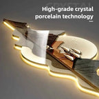 LumoTime Wall Clock | Silent Quartz Mechanism & LED Lighting
