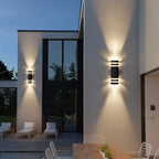 LumoDuo: LED Outdoor Wall Lamp 2-Bulb – Modern Wall Light for Outdoors