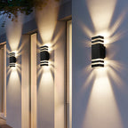 LumoDuo: LED Outdoor Wall Lamp 2-Bulb – Modern Wall Light for Outdoors