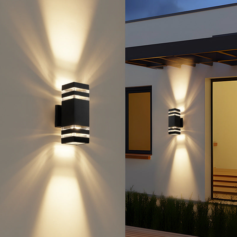 LumoDuo: LED Outdoor Wall Lamp 2-Bulb – Modern Wall Light for Outdoors