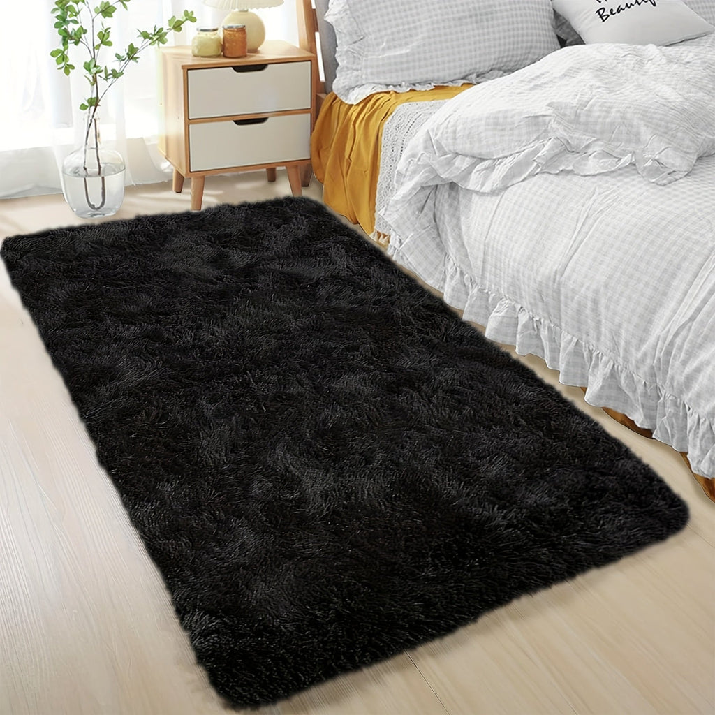 LumoEllis: Plush Luxurious Rectangular Non-Slip Rug – Nordic Style for Living Room & Bedroom
