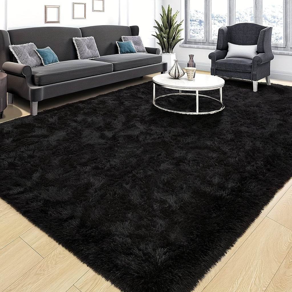 LumoEllis: Plush Luxurious Rectangular Non-Slip Rug – Nordic Style for Living Room & Bedroom