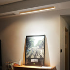 LumoLine: Modern LED Ceiling Light Wood – 3 Color Modes for Bedroom & Living Room