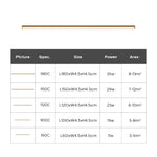 LumoLine: Modern LED Ceiling Light Wood – 3 Color Modes for Bedroom & Living Room