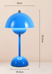 LumoNord: Wireless LED Table Lamp in Scandinavian Design – Dimmable & Rechargeable