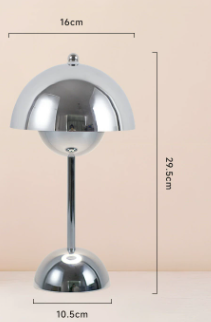 LumoNord: Wireless LED Table Lamp in Scandinavian Design – Dimmable & Rechargeable