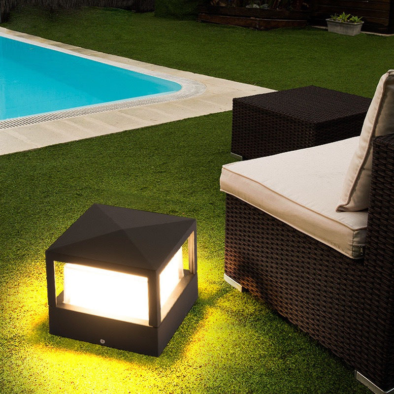 LumoPlatz: Square Outdoor LED Light Waterproof Made of Aluminum – for Facade & Landscape Lighting
