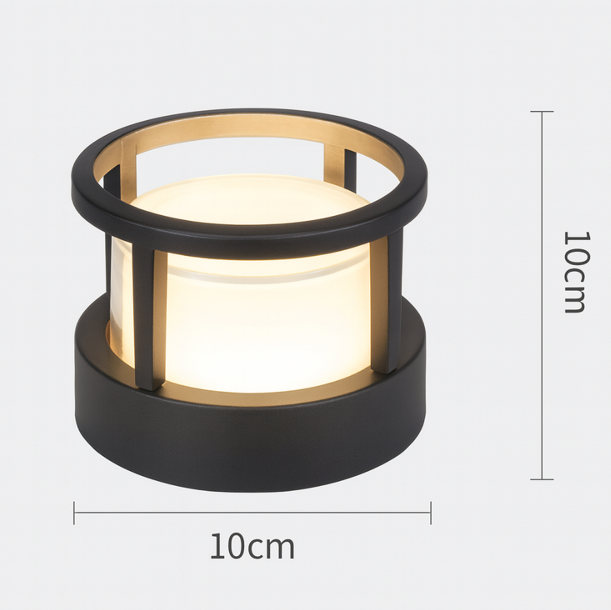 LumoPlatz: Square Outdoor LED Light Waterproof Made of Aluminum – for Facade & Landscape Lighting