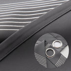 LumoWelle: Blackout Curtain in Modern Wave Pattern – Stylish for Bedrooms & Living Rooms
