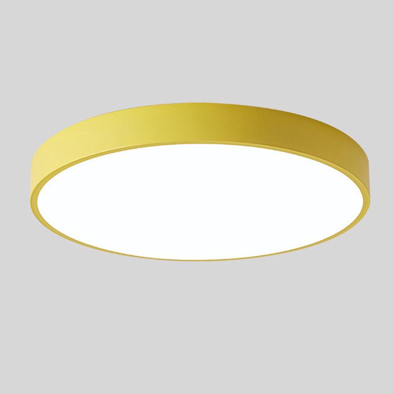 LumoraGlanz: Scandinavian LED Ceiling Light Round – Minimalist Modern Ceiling Lamp