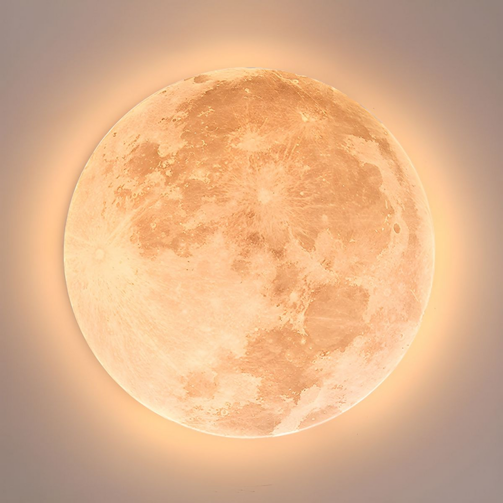 LunaGlanz: Round LED Ceiling Light in Minimalist Design